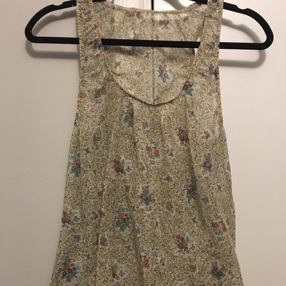 Floral Tank Top Blouse